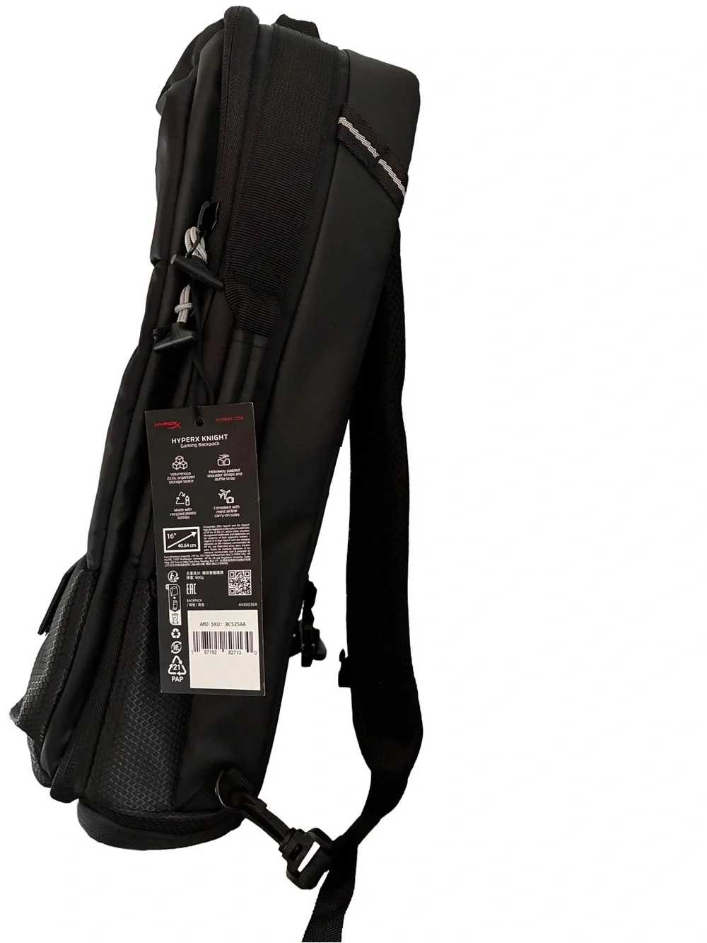 HyperX Knight Convertible Gaming Backpack 16” 22.6L NWT